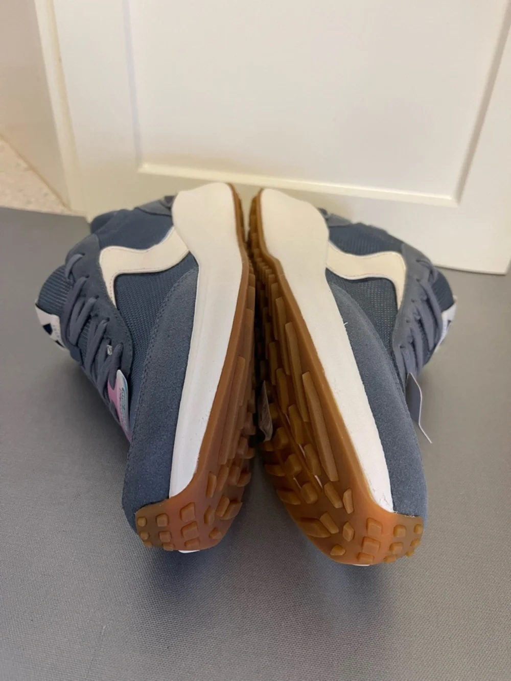 Skechers Blvd Retro Revival Navy #150600 Air Cooled Memory Foam Sneakers Sz 7.5